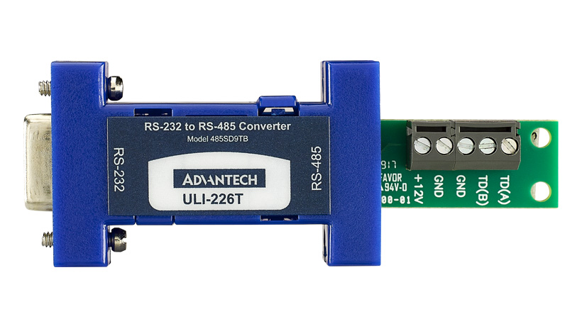 Port-powered RS-232 to TB RS-485 Converter
